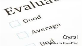  Presentation with evaluation - Colorful PPT theme enhanced with background checks - evaluation test paper document extreme backdrop and a white colored foreground