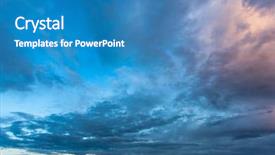  Presentation with beautiful nature - Audience pleasing PPT layouts consisting of background colorful sunset dramatic sky backdrop and a teal colored foreground