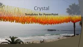  Presentation with laguna beach - Presentation design featuring background-colors-beautiful-colors background and a light blue colored foreground