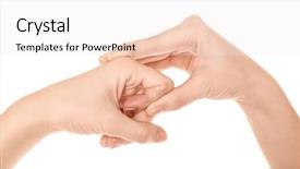  Presentation with joints - Cool new PPT layouts with background concept of orthopedist attendance backdrop and a sky blue colored foreground