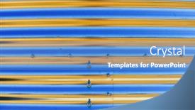  Presentation with water tank - Presentation having background-created-with-the-foreground background and a teal colored foreground