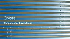  Presentation with water tank - PPT theme consisting of background-created-with-the-foreground background and a ocean colored foreground