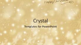  Presentation with christmas card - Amazing PPT theme having background decoration paper with star backdrop and a blonde colored foreground