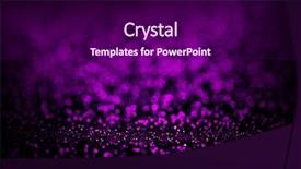  Presentation with glitter - Colorful presentation design enhanced with background defocused bokeh background abstract backdrop and a violet colored foreground