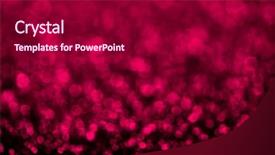  Presentation with green abstract bokeh lights - Slide deck having background defocused bokeh background abstract background and a crimson colored foreground