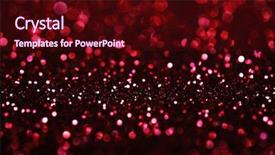  Presentation with glitter - Cool new slide deck with background defocused bokeh background abstract backdrop and a wine colored foreground