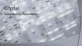  Presentation with high tech - PPT theme with background details of transparent plastic background and a lemonade colored foreground