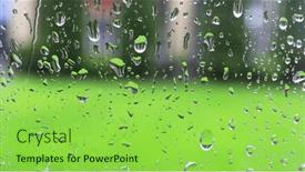  Presentation with high quality - PPT theme featuring background-drop-green-high-quality background and a yellow colored foreground