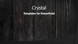  Presentation with wooden - Beautiful presentation theme featuring background ebony horizontal boards wooden old texture backdrop and a dark gray colored foreground