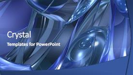  Presentation with blue and gold - Slide set enhanced with background elektronika - blue mirror rings 03 background and a ocean colored foreground