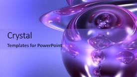  Presentation with housing bubble - Audience pleasing slide set consisting of background elektronika - dark violette bubble 03 backdrop and a light blue colored foreground