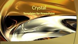  Presentation with orange - Amazing PPT theme having background elektronika - orange chrom rings backdrop and a tawny brown colored foreground