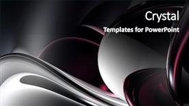  Presentation with silver abstract - Presentation theme with background elektronika - silver chrom abstract background and a  colored foreground