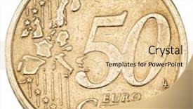  Presentation with euro - Slide deck enhanced with background file contains clipping path background and a  colored foreground