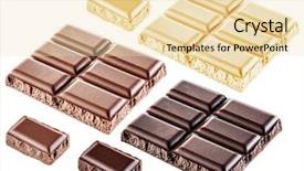  Presentation with dark homemade chocolate bars - Theme with background file contains clipping path background and a lemonade colored foreground
