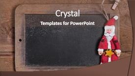  Presentation with country christmas - Audience pleasing PPT theme consisting of background for a greeting card backdrop and a violet colored foreground