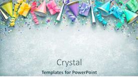  Presentation with confetti - Slides enhanced with background-for-carnival-birthday-new background and a sky blue colored foreground