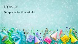  Presentation with birthday party - Beautiful slides featuring background-for-carnival-birthday-new backdrop and a sky blue colored foreground