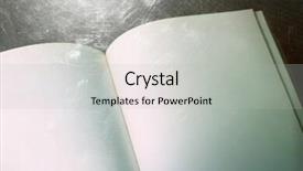  Presentation with blank old book - Audience pleasing presentation consisting of background for design turn backdrop and a light gray colored foreground