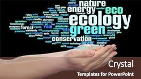  Presentation with eco friendly energy - Audience pleasing slide deck consisting of background for environment recycle earth backdrop and a tawny brown colored foreground