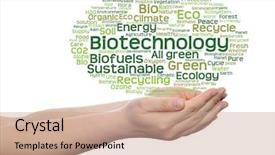  Presentation with eco friendly environment - Presentation featuring background for environment recycle earth background and a coral colored foreground