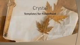  Presentation with scrapbooking - Presentation theme enhanced with background for scrapbooking background and a coral colored foreground