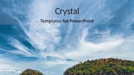  Presentation with spectacular - Slide set consisting of background for the various kind background and a light blue colored foreground