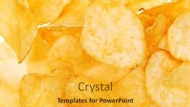  Presentation with french fries - Presentation design enhanced with background-form-french-fries background and a yellow colored foreground