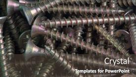  Presentation with self - Beautiful presentation theme featuring background-from-long-metal-self backdrop and a dark gray colored foreground