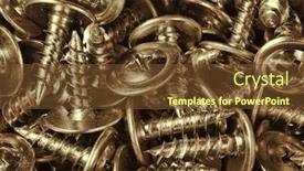  Presentation with self - Beautiful slide deck featuring background-from-old-metal-self backdrop and a tawny brown colored foreground