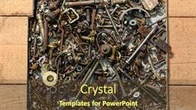  Presentation with hand tools - Amazing PPT layouts having background-from-old-vintage-hand backdrop and a tawny brown colored foreground