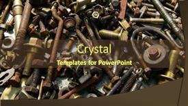  Presentation with hand tools - Cool new PPT layouts with background-from-old-vintage-hand backdrop and a tawny brown colored foreground