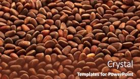  Presentation with pine - Audience pleasing slide deck consisting of background-from-pine-nuts-pinus backdrop and a tawny brown colored foreground