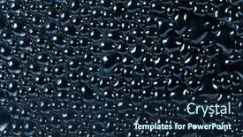  Presentation with cosmetics cream - Amazing presentation theme having background-from-small-drops-drops backdrop and a navy blue colored foreground