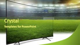  Presentation with smart - Colorful presentation design enhanced with background hd - 4k monitor watching smart tv backdrop and a tawny brown colored foreground