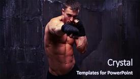  Presentation with powerful - Theme enhanced with background his body is firm background and a wine colored foreground