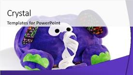  Presentation with medical bandages - Cool new slide set with background ideal as get well backdrop and a white colored foreground