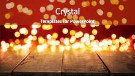  Presentation with golden lights - Beautiful theme featuring background ideal for product placement backdrop and a crimson colored foreground
