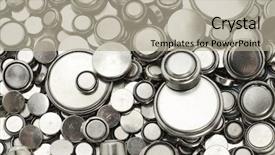  Presentation with lithium - PPT layouts with background image of lithium batteries background and a mint green colored foreground