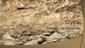  Presentation with rock minerals - Colorful presentation design enhanced with  backdrop and a  colored foreground.