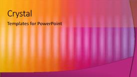  Presentation with abstract rainbow color prism - Beautiful PPT layouts featuring background in bright rainbow colors backdrop and a gold colored foreground