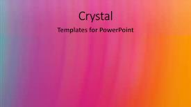  Presentation with bright - Slides consisting of background in bright rainbow colors background and a coral colored foreground