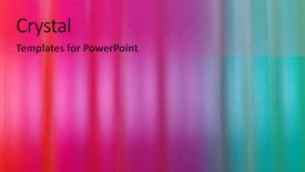  Presentation with abstract rainbow color prism - Presentation design consisting of background in bright rainbow colors background and a purple colored foreground