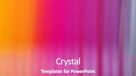  Presentation with bright - PPT theme enhanced with background in bright rainbow colors background and a purple colored foreground