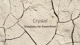  Presentation with drought - Presentation design consisting of background in high resolution created with drought land background and a lemonade colored foreground