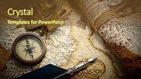  Presentation with congress - Cool new presentation design with background is in public domain backdrop and a tawny brown colored foreground