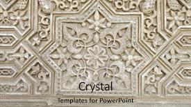  Presentation with islami - Theme with background islami - closeup of a plaster wall background and a light gray colored foreground
