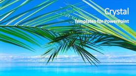  Presentation with heat - Slides having background island summer background and a  colored foreground
