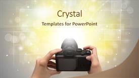  Presentation with hand touching finger digital - Amazing presentation design having background iso - naked hand taking picture backdrop and a cream colored foreground