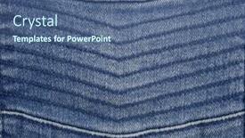  Presentation with jeans denim - PPT layouts consisting of background-jeans-denim-fabric background and a ocean colored foreground
